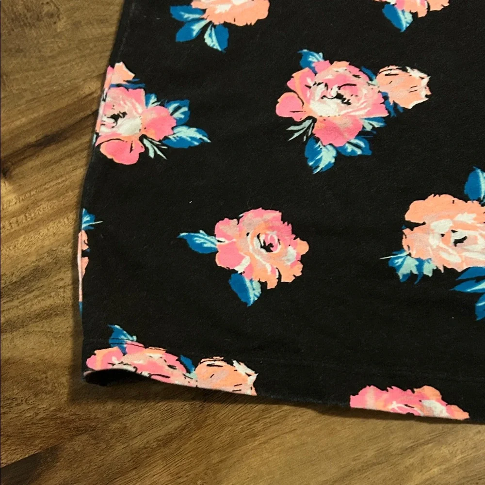 Floral Black Skirt - Picture 3 of 8